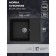 Uperwood Economwood Autonomous Office, oval, color 004 Black matte