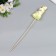 Decor on the stick "Rabbit - confetti, with a bow" mix 15 cm