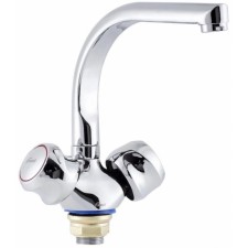 FAUZT FZS-274-39 kitchen mixer, two-wound, excess length is 180 mm, chrome