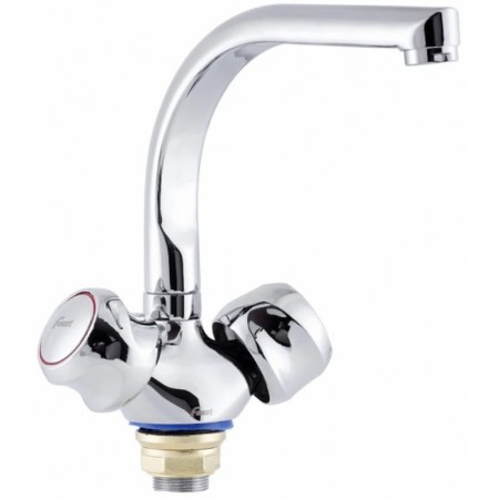 FAUZT FZS-274-39 kitchen mixer, two-wound, excess length is 180 mm, chrome