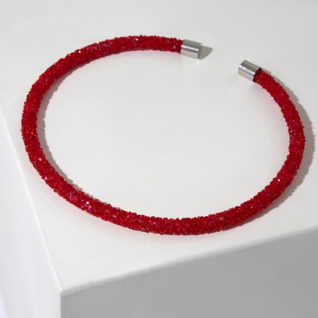 Challenge's necklace, red color, 30 cm-1
