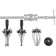 Jonnesway AE310008 bearings puller, with internal and outdoor grips