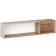 Hinged shelf Charlie 7, 1200x234x280, cashmere/Avelano