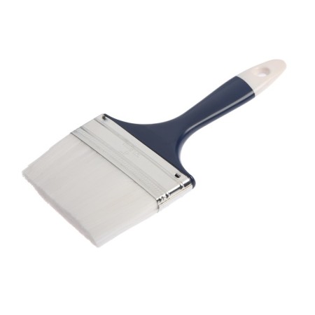 Brush flat tundra, artificial bristles, plastic handle, 4 ", 100 mm