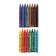 Wax pencils, set of 16 colors, height 1 pc - 8 cm, diameter 0.8 cm