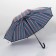 Umbrella - semiautomatic “stripes” cane, 8 knitting needles, r = 54 cm, blue/red color