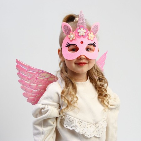 Carnival set "Sweet Unicorn", Wings, Mask-8