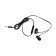 Nausiki Byz S872, wired, vacuum, 3.5 mm, 1.2 m, black