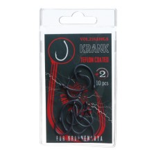 Carp hook Volzhanka Kranka Teflon No. 2 10 pieces