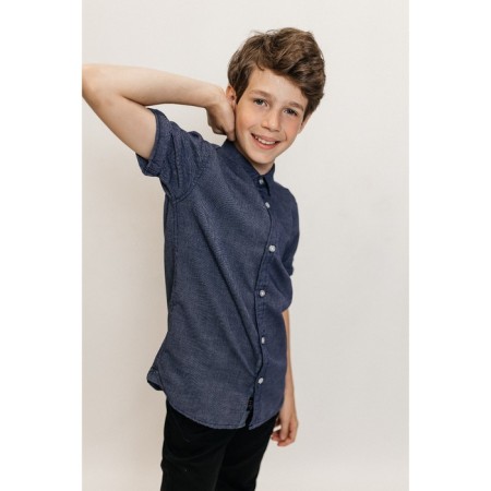 Surchachka upper for ISEE boys, height 134-140 cm, blue color-8