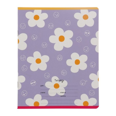 Notebook 18 sheets in the "Girls" line, cover coated cardboard, offset unit, mix-10