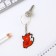 Acrylic key a keychain "Fox", 7.2 x 14 cm