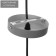Bayerlux lamp "Cheka" E27 40W Gray-gold 24x24x17-117 cm
