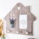 Hooks decorative wood+photo frame 10x15 cm "Lavender House on the window" 38x0.9x32 cm