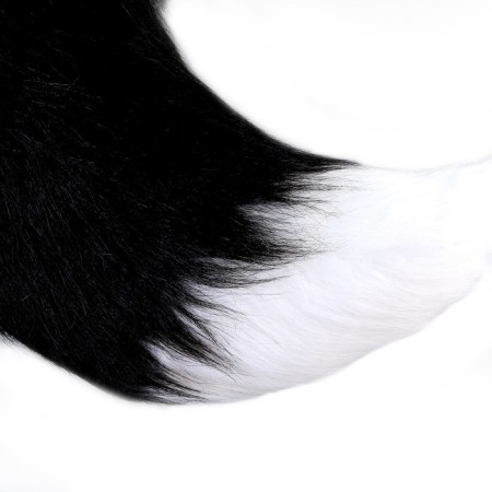 Carnival set "Fox anime", black, 2 objects: tail, ears-6