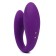 Vibrator for steam oats, flexible, silicone, remote control, purple