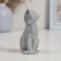Figure "Cat in silver", 15 cm