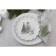 Serving share "Hugge", d = 20 cm, white color