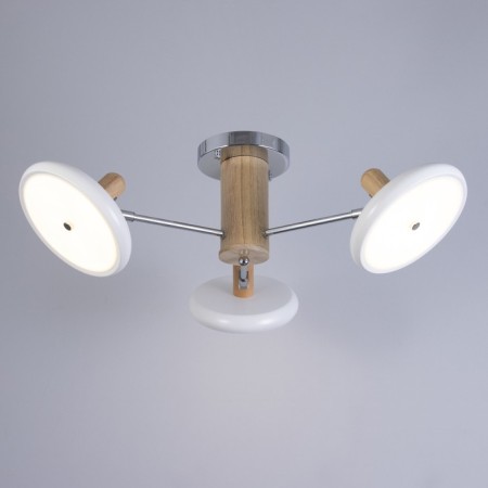 Julia chandelier 3XLED 72W 3000-6000K Belo-chromovy 62x62x22 cm-1