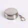 Set 4 in 1: Flaw 9 OZ + spoon + fork + glass 100 ml, in case, brown skin
