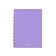 Notebook A5, 80 sheets in the cage on the crest Erichkrause "Pastel", plastic cover, OFSET BOLK, 100%whiteness, mix