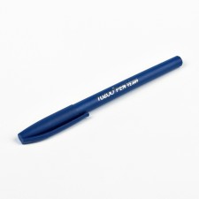 Gel pen, 0.5 mm, blue rod, blue matte body
