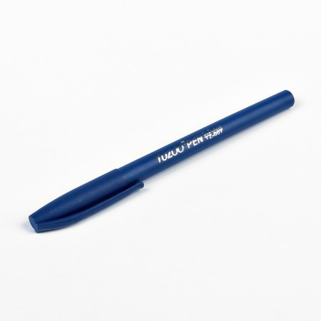 Gel pen, 0.5 mm, blue rod, blue matte body