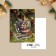 Postcard-Mini "wonderful moments!", Glass ball, 6 x 8 cm, New Year