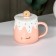 Ceramic mug "Delicate ice cream", 380 ml, color mix