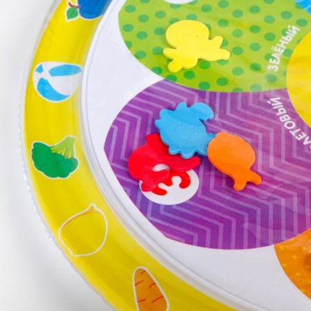 Aquacrice inflatable developing water rug "Flower", 65x65 cm.-3