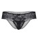 Panties Eromantica, Juno, with access, black color, size 42-44