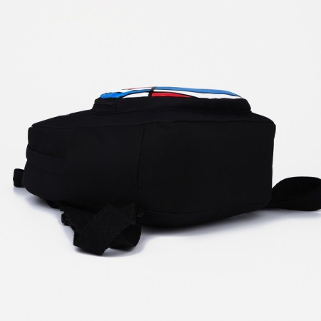 Baby backpack on lightning, 3 outer pockets, black color-4