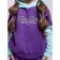 Set: Hoods and Pants "College", height 122 cm, purple color