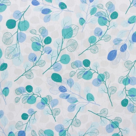Комплект Экономь и Я Eucalyptus: Простыня 145*214 см, 70*70 см, бязь, 100% хлопок-3