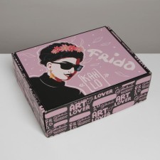 Gift folding box, packaging, Frida, 27 x 21 x 9 cm