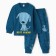 Pajamas for a boy, jeans color, height 110 cm