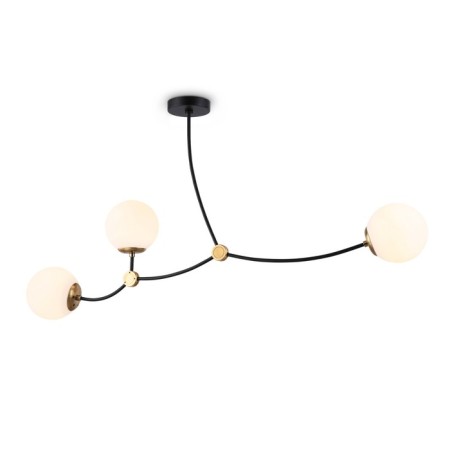 Suspended Ambrella Light, Modern, TR2568, 3HE27, Black color, bronze