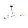 Suspended Ambrella Light, Modern, TR2568, 3HE27, Black color, bronze