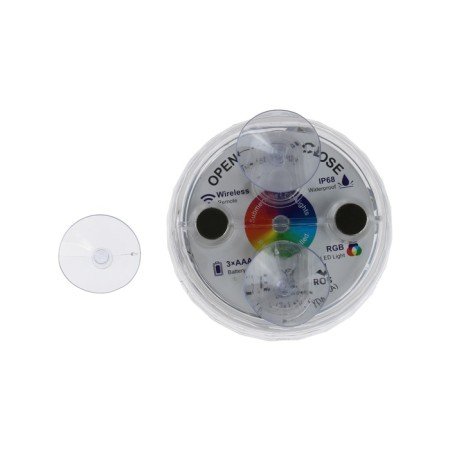 Submarine lamp, 13 LED, 4 W, IP68, RGB, timer, from batteries 3*AAA (not in the set)-6