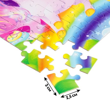 Puzzle "World of Unicorns", 104 elements-2
