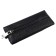 Key of lightning, length 15 cm, black color