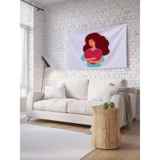 Декоративное панно с фотопечатью «Обнимая сердце», горизонтальное, размер 150х200 см