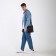 Men's bag over the shoulder, Textura, artificial leather, brown color