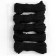 Linen gum, 10 mm, 10 ± 1 m, black color