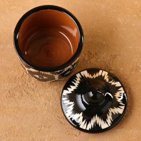 Jar for spices Rishtan ceramics, atlas, 100 ml-2