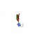 Mormyshka tungsten Marlin’s nails, 2.5 mm, weight 0.7 g, green, red + gasoline, 10 pcs