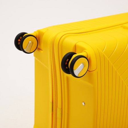 Big suitcase 28 ", lightning department, code castle, 4 wheels, yellow color-6