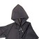 Children's raincoat with reflective stickers, height 120-160 cm, gray