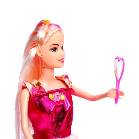 Dasha doll "Dasha" in a dress, with accessories-11
