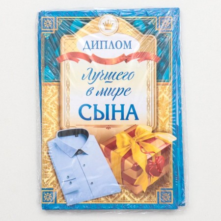 Диплом "Лучшего в мире сына"-3